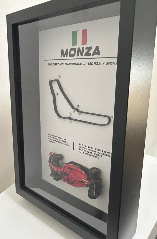 Quadro Monza 2024 – Vitória Histórica de Charles Leclerc
