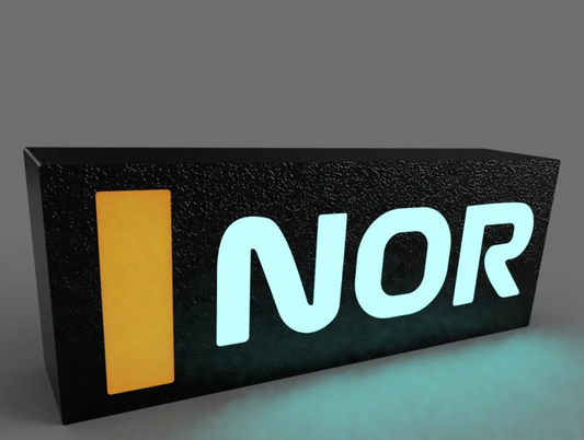 Luminária Tags dos Pilotos de F1