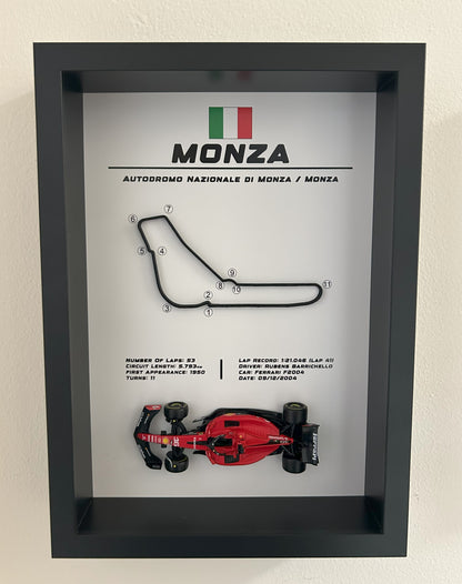Quadro Monza 2024 – Vitória Histórica de Charles Leclerc