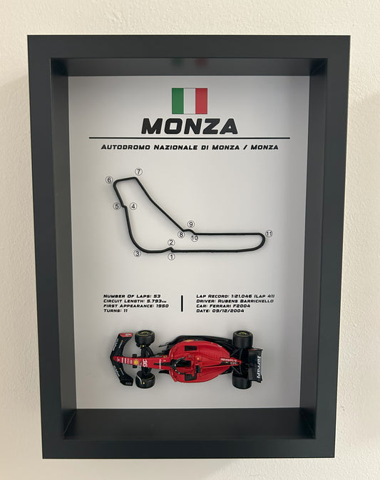 Quadro Monza 2024 – Vitória Histórica de Charles Leclerc